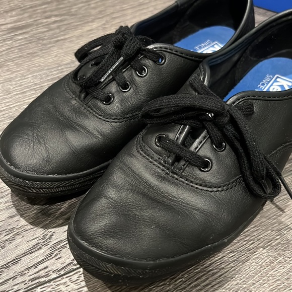 Keds Champion leather sneakers black size 5 - Picture 4 of 9